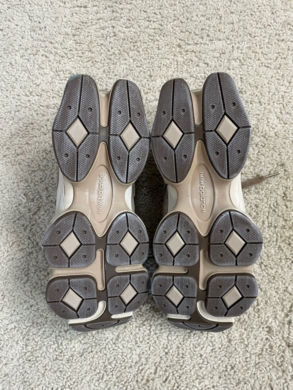 Men's NEW BALANCE 9060 PB Mushroom Timberwolf ABZORB SBS Running SNEAKERS 7.5 - Picture 6 of 8